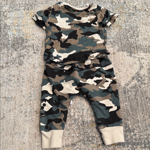 Little Bipsy Camouflage Kids Set - Black, Brown, Cream - Picture 3 of 3